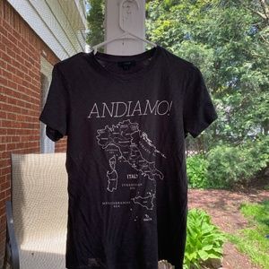 J Crew Andiamo Short Sleeve T Shirt, Size M